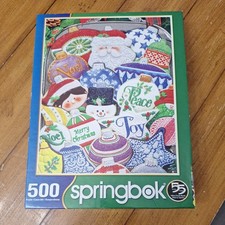 Springbok Christmas Holiday 500-Piece Jigsaw Puzzle