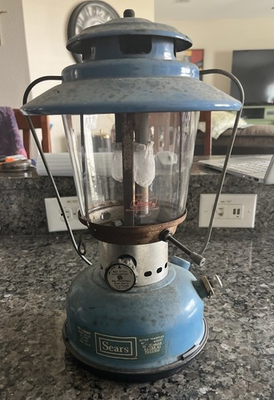 #ad Vintage Sears Coleman Lantern Model 476.72217 Original No Glass 3 71 $99.99