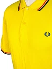 Fred Perry M1200 Polo Mens 2XL XXL Sunshine Yellow/Magenta/Navy Ska Mod Scooter