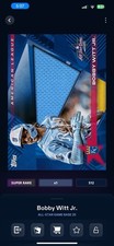 2025 Topps Bunt Digital BOBBY WITT JR All-Star Game Base 25 Blue Relic Supr Rare