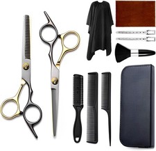 Set Tijeras Profesionales Para Cabello Peluqueria De Barbero Corte De Pelo Capa.