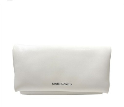 Gentle Monster x Maison Margiela White Soft Puffy Faux Leather Glasses Case