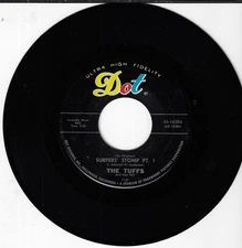 THE TUFFS/SURFURS' STOMP PART ONE/PART  TWO USED 45RPM