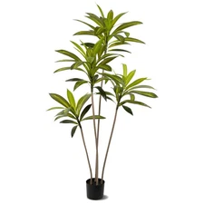 Artificial Dracaena Tree 6FT - Faux Tree Faux Yucca Floor Plant Faux Plants I...