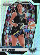 2024 Panini Prizm WNBA #43 Satou Sabally Silver Prizms