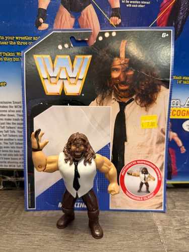 WWE Mankind Retro Hasbro Style Pro-Wrestling Actio...