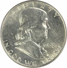 1948 Franklin Silver Half Dollar AU Uncertified #300