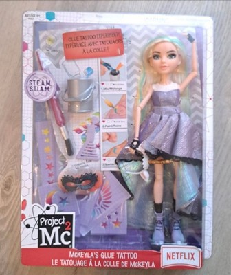 Project MC2 McKeyla's Glue Tattoo Doll Mask Masquerade McKeyla Zapf Creation Neu