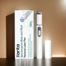 Mole and Wart Removal Pen, Facial Skin Massager Tool - Painless Blue Light Thera