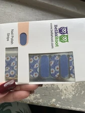 Bella Hoot Blue Sky Daisies Nail Polish Strips