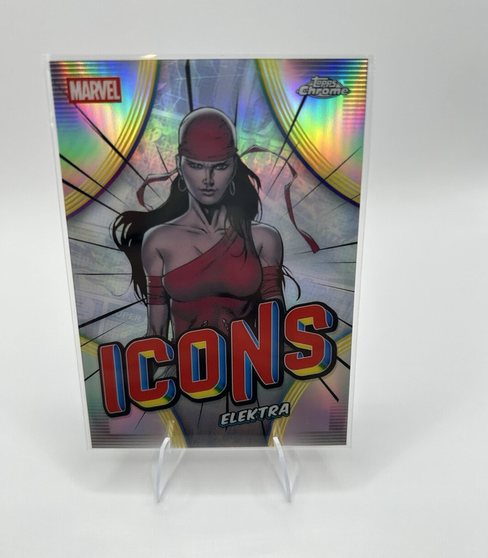 Topps Chrome Marvel Comics Icons Elektra MI-05 Insert Card 2026
