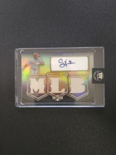 2010 Topps Triple Threads Shane Victorino 1/1 Patch Auto Phillies 