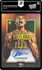 Victor Wembanyama On Card Auto Rookie of The Year 1/5- PRE-Graded Gem Mint 10