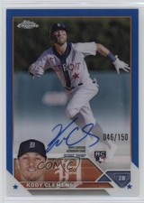 2023 Topps Chrome Rookie Blue Refractor 46/150 Kody Clemens #RA-KC Auto 16az