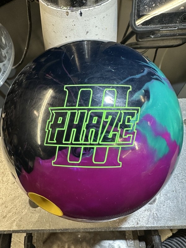 Storm Phaze II Ten-Pin Bowling Ball Drilled Purple/Blue/Black