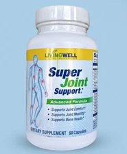 Livingwell Nutraceuticals Super Joint Support 90 Capsules Exp 10/2027