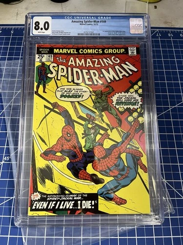 The Amazing Spider-Man #149 (Marvel Comics October 1975) CGC 8.0 No Scratches!!