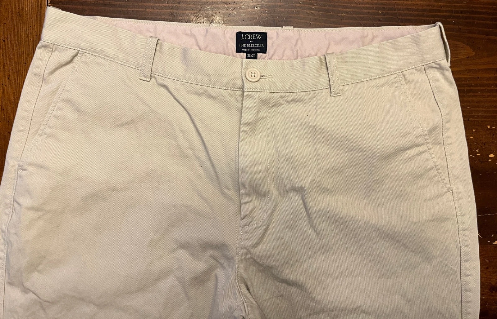 J Crew Pants Mens 36x34 Tan The Bleecker Slim Straight Chino Khakis
Opens in a new window or tab