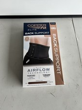 Copper Fit Elite Back Support One Size  Adjustable Band Tried On Open Box