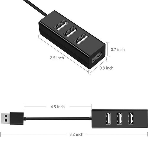 Vier--in einem Hub 100cm Mobiltelefon Computer Ladegerät USB Hub Expansion Dock - Afbeelding 9 van 20