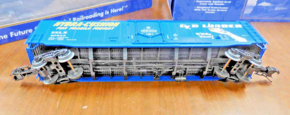 ATLAS O SCALE PLUG DOOR BOXCAR - EVANS LEASING  #3003515 [3 RAIL] - Image 3 of 4