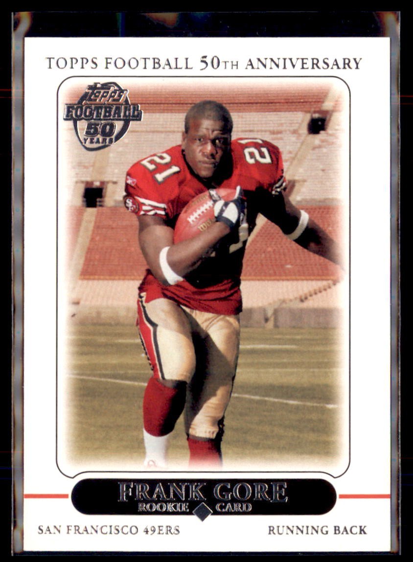 2005 Topps 50th Anniversary Frank Gore 49ers RC