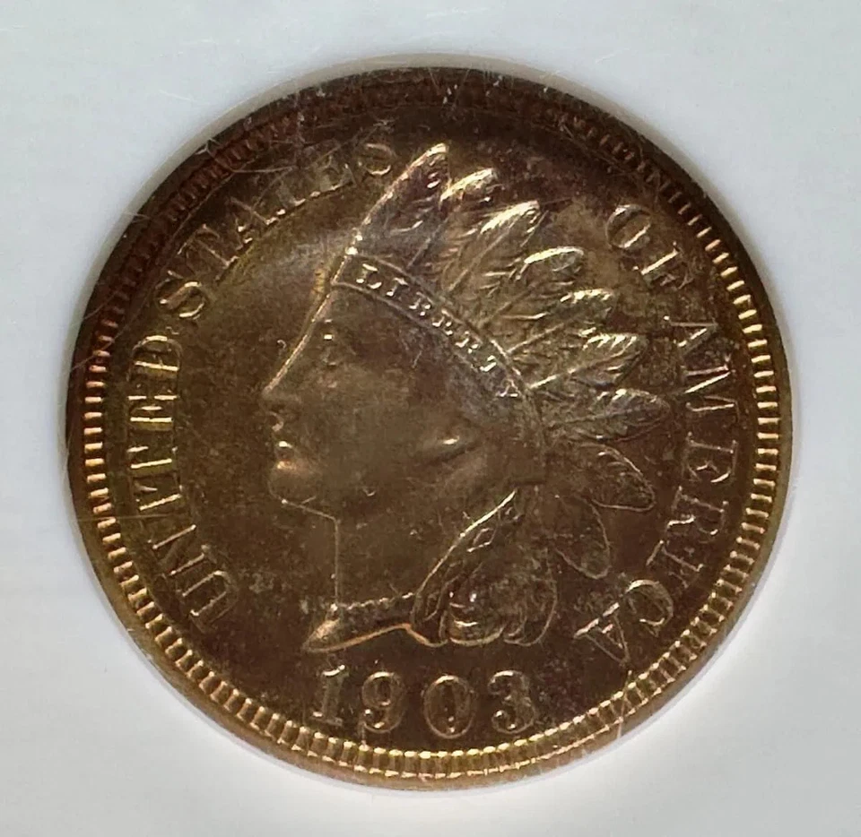1903 United States Indian Head Cent 1C NGC PF 66 RD - Image 3 of 4
