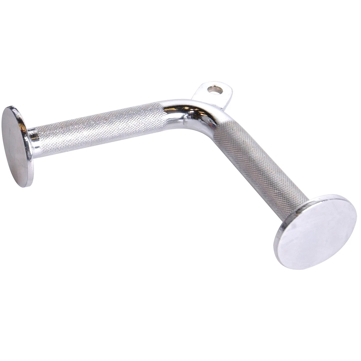 Barra De Tríceps CAP Barbell Con Rosca Estándar - 86 Cm, Acabado Cromado, Incluye Collarines De Seguridad