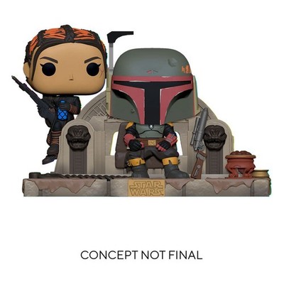 Star Wars: The Mandalorian Funko POP! Moment Vinyl Figurenset Boba Fett & Fennec