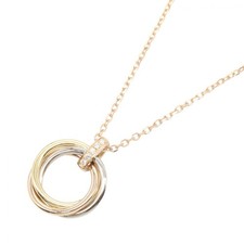 CARTIER Trinity Diamond Necklace Pendant 18K ...