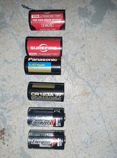 QTY 8 Lithium 3-volt CR-123A Batteries New