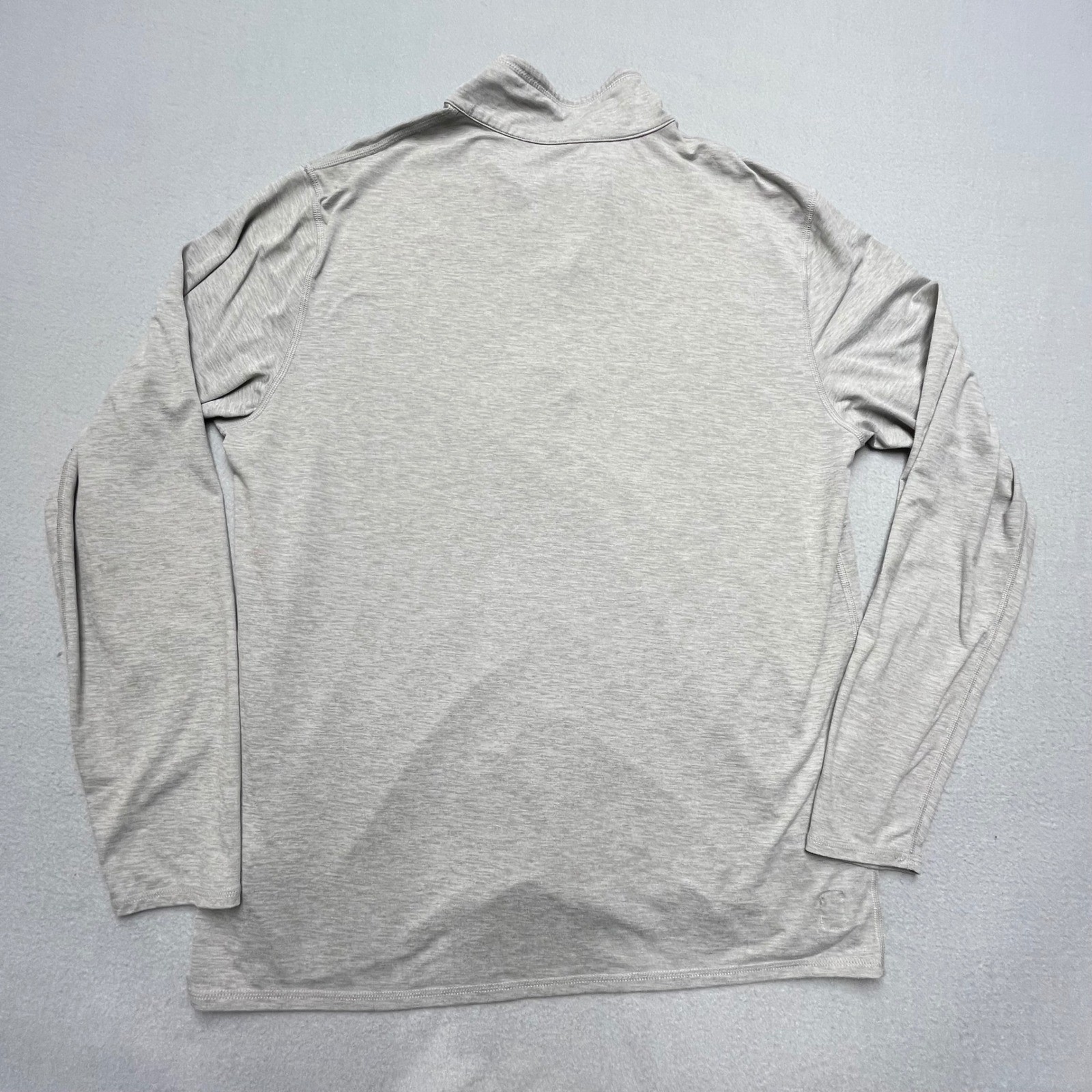 Vuori Quarter Zip Pullover Men Gray Heathered Lon… - image 8