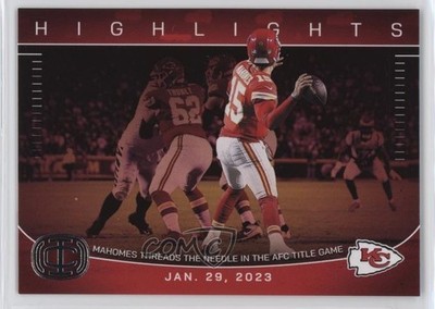 2025 Panini Icon Collection Highlights Connections Patrick Mahomes II 0zc0