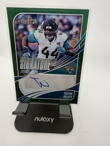 2025 Panini Absolute Travon Walker Green (RAW)