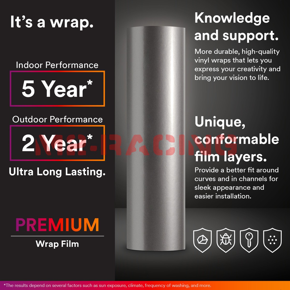 Supercast Chrome Acid Lime Easy Stretch Vinyl Wrap Sticker Decal Bubble...