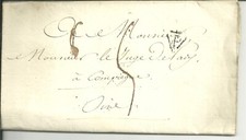 FRANCE 1816 PARIS TO OSIE MINISTEN DE LA JUSTICIE LETTER 11 (Z797)