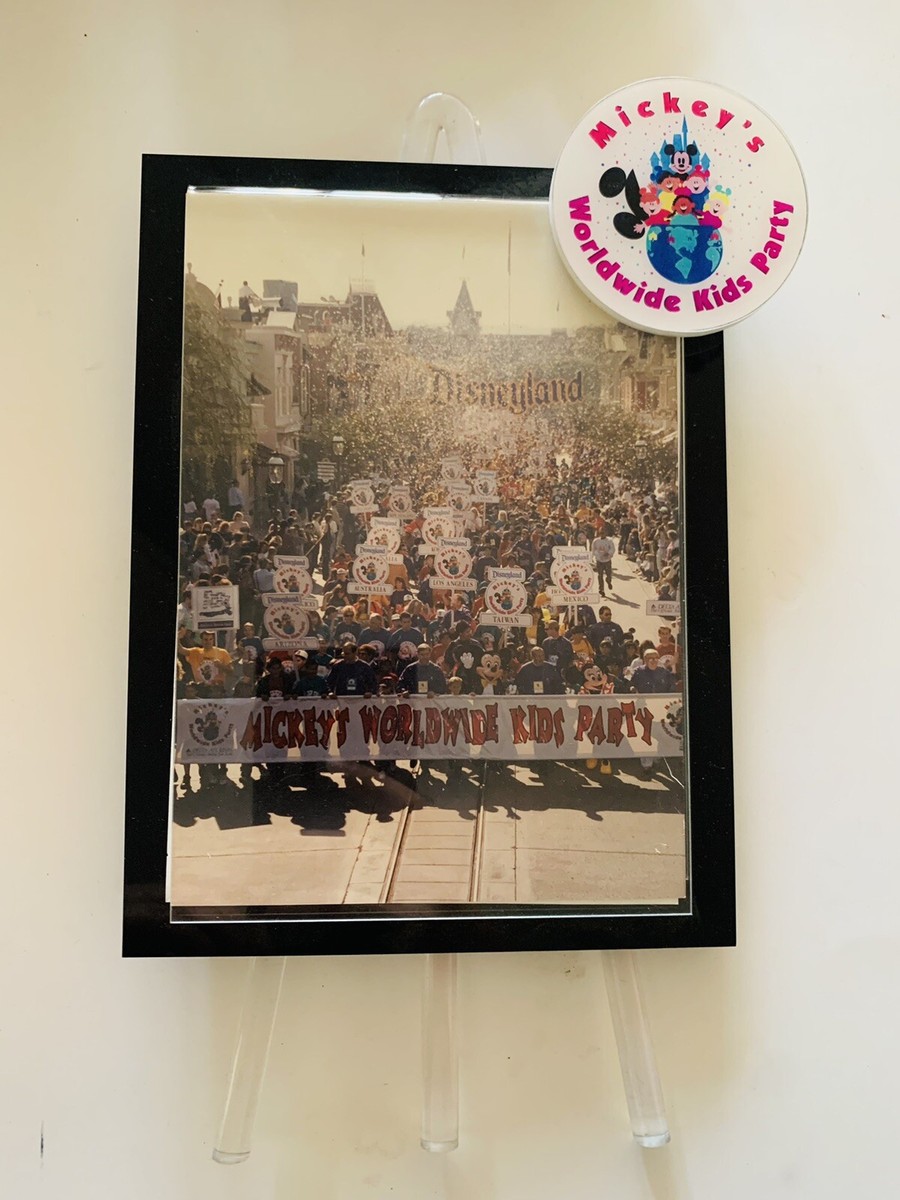1990s Disneyland Mickeys WorldWide Kids Party Front Row Photograph