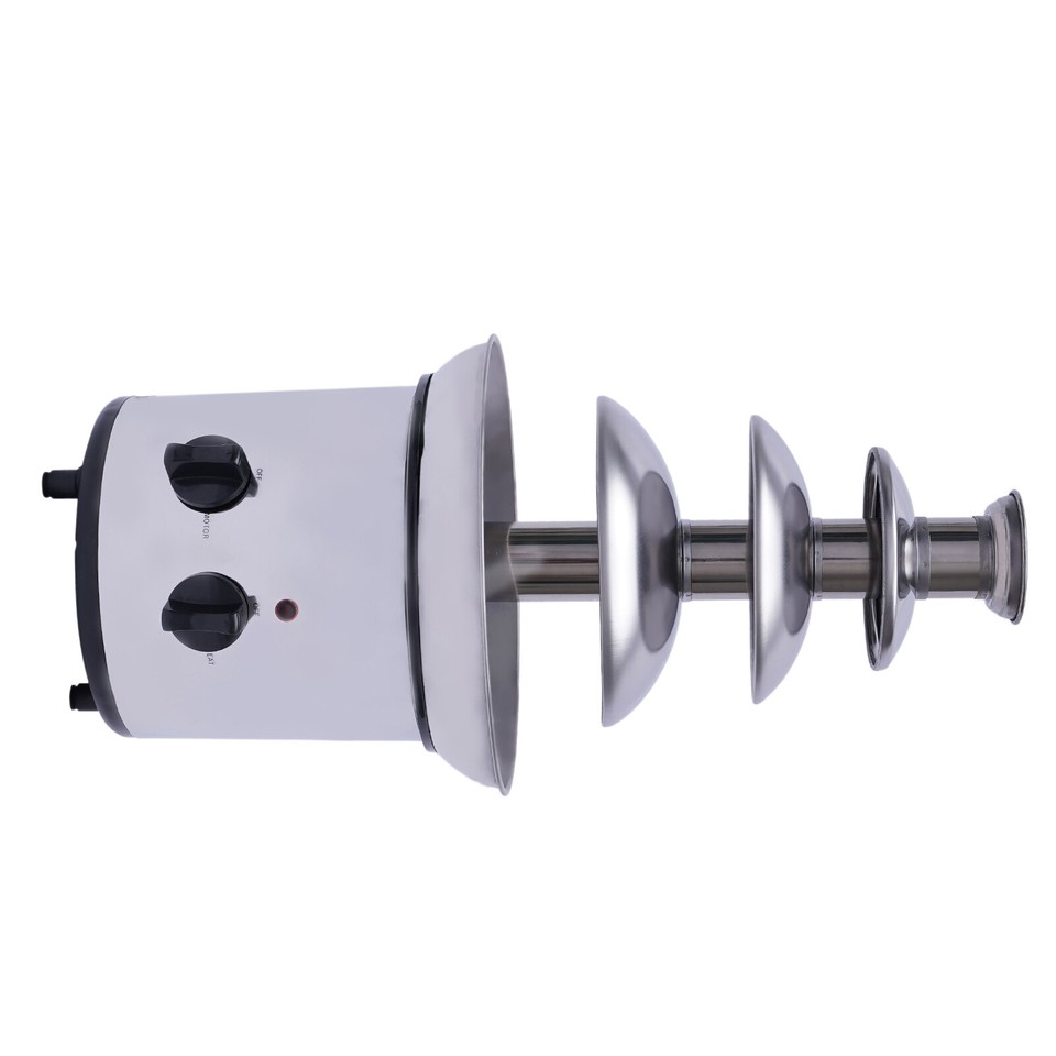 4 Tier Chocolate Fountain Machine Stainless Steel Luxury Cheese