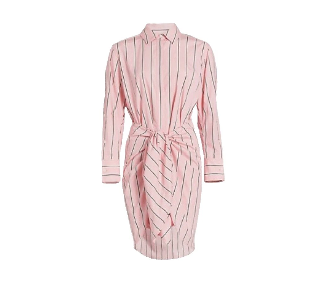 Vestidos de rayas camisa de algodón Derek Lam para Mujeres