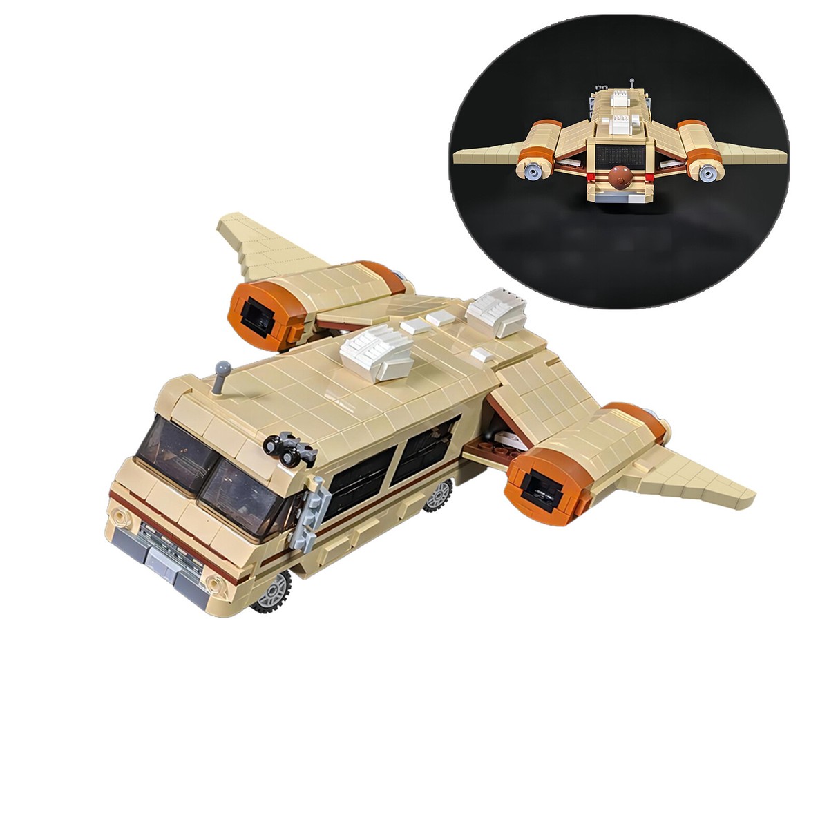 「Meucci Millenium Balls Set 」 新品未使用品 DIY Model Building Blocks Set for Spaceballs Eagle 5 Aerospace MOC