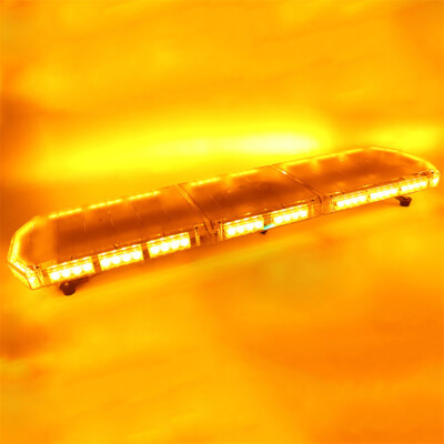 48'' inch 88 LED Emergency Strobe Light Bar Beacon Warn Tow Truck Response Amber