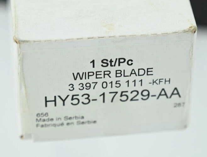 Limpiaparabrisas delantero izquierdo original OEM Aston Martin P/N HY53-17529-AA Foto 4 de 4