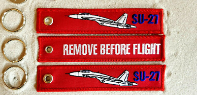 3er SET Keycain Anhänger Aviator CCCP Jet Suchoj SU - 27 / YakAir