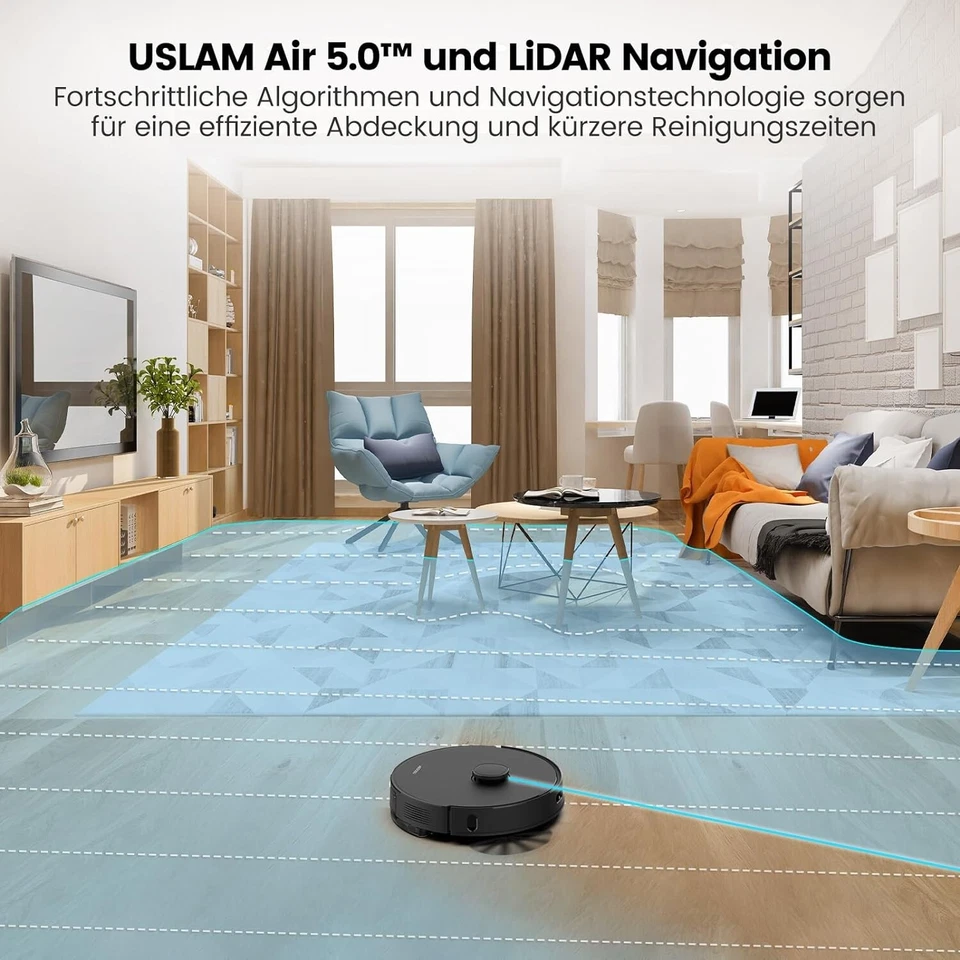AIRROBO T20+ Saugroboter Wischfunktion 3,5L Beutel Mit Auto-Empty Absaugstation - Bild 4 von 4