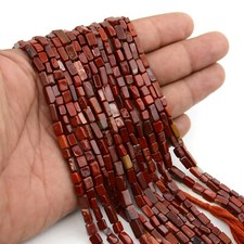 Red Jasper Rectangle Beads 13 Inch Strand 100 Natural Gemstones Wholesale Lot