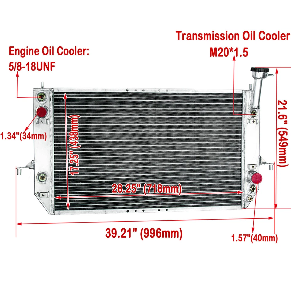 4 Row Radiator Shroud Fan Relay FOR 1996-2005 2003 Chevy Astro GMC Safari 4.3L, - Image 2 of 4