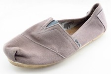Toms Loafers Gray Fabric Women Shoes Size 7 Medium