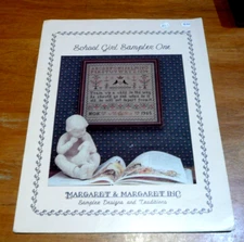 School Girl Sampler One - Margaret & Margaret, Inc. Sampler Designs & Traditions
