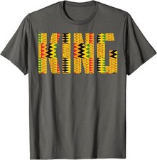African King Gift Cool Kente Cloth Lover Unisex T-Shirt