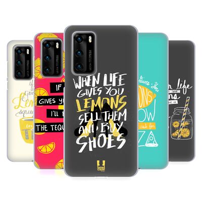 HEAD CASE DESIGNS LIFE AND LEMONS SOFT GEL CASE FOR HUAWEI PHONES 4